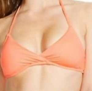 MOSSIMO peach removable‎ pads swim top size:XL